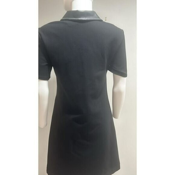 Staud Jay Black Polo Mini Dress Size Small - Picture 9 of 13